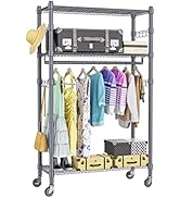 Amazon.com: Homdox 3-Tier Garment Rack, Heavy Duty Clothing Wire